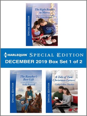 cover image of Harlequin Special Edition December 2019--Box Set 1 of 2